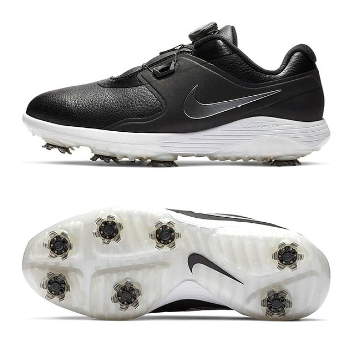 楽天市場 Boa搭載で履きやすく脱ぎやすい ナイキ Nike メンズ ヴェイパープロ ボア ゴルフシューズ Aq17 001 ブラック y1mゴルフ 次回使えるクーポンプレゼント アミュゼスポーツ
