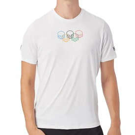 在庫処分特価】「海外サイズ」HYDROGEN(ハイドロゲン) 2023 FW メンズ オリピックスカル TECH 半袖Tシャツ T00822-001 ホワイト(23y11mテニス)[次回使えるクーポンプレゼント]