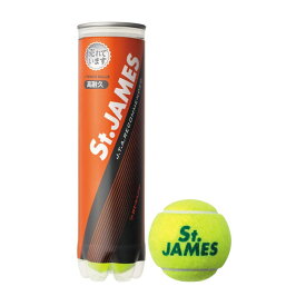 DUNLOP(ダンロップ)「St.JAMES(セントジェームス)(1缶／4球)」硬式テニスボール[次回使えるクーポンプレゼント]