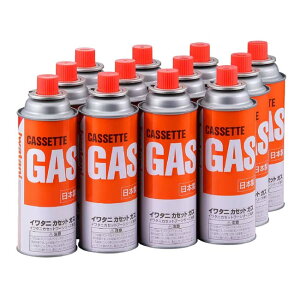 �y1000�~���N�[�|���z�C���^�j(Iwatani) �J�Z�b�g�R�����p �K�X�{���x 12�{���� QQ �R�X�g�R CB-250-OR-12(24y3m)[����g����N�[�|���v���[���g]