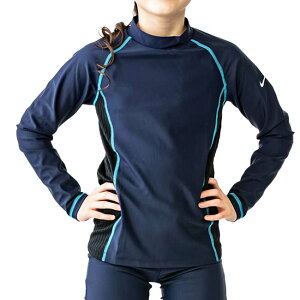 �y19������1000�~OFF�N�[�|���z�݌ɏ��������z�i�C�L(NIKE) 2023 SS �W���j�A(�K�[���Y) �����O�X���[�u UV ���b�V���K�[�h �X�C�� �X�N�[������ ���g�b�v�X�̂� 1991064-06 �l�C�r�[×�T�b�N�X(23y3m)[