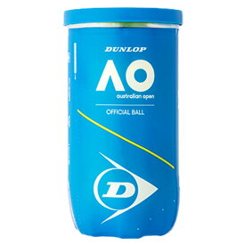 [2球入り]ダンロップ(DUNLOP) オーストラリアンオープン プレッシャーライズドテニスボール 公式球 1缶2球入 全豪オープン オフィシャルボール DAOYL2DOZ(20y6m)[次回使えるクーポンプレゼント]