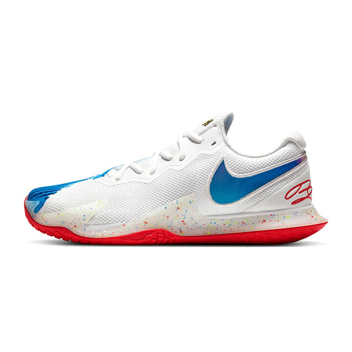 楽天市場 ラファエル ナダル ナイキ Nike メンズ エア ズームヴェイパーケージ 4 Hc オールコート用 テニスシューズ Cd0424 101 ホワイト フォトブルー y9m 次回使えるクーポンプレゼント アミュゼスポーツ