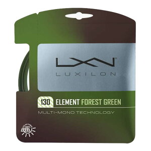 yPpbP[WizLV(Luxilon) ELEMENT Gg FOREST GREEN 130 16(1.30mm) dejX |GXeKbg WRX830930130(23y6m)[gN[|v[g]
