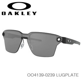 在庫処分特価】オークリー(Oakley) スポーツサングラス (スタンダードフィット) LUGPLATE (ラグプレート) 海外正規品 OO4139-0239 Satin Black／Prizm Black(20y10m)[次回使えるクーポンプレゼント]