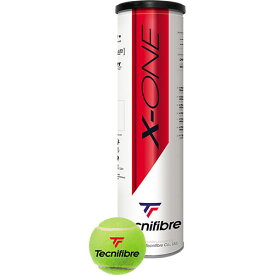 [4球入りスチール缶]テクニファイバー(Tecnifibre) 2021 X-ONE エックスワン プレミアム 硬式テニスボール TBA4XE1(21y5m)[次回使えるクーポンプレゼント]