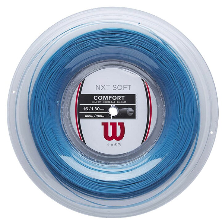 楽天市場】ウィルソン(Wilson) NXTソフト 16 (1.30mm) 200Mロール 