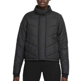 【72時間限定8％OFFクーポン】売切りセール！在庫処分特価】【日本サイズ】ナイキ(NIKE) 2021 HO レディース Therma-FIT レペル シンセティックフィル ジャケット DA3217-011 BK×Dスモークグレー(21y11mゴルフ)[次回使えるクーポンプレゼント]