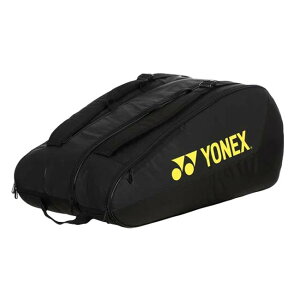 �y12�{���[�z���l�b�N�X(YONEX) TEAM �`�[�� ���P�b�g�o�b�O 12PCS �e�j�X�o�b�O BA425212EX-400 �u���b�N×�C�G���[(26y1m)[����g����N�[�|���v���[���g]