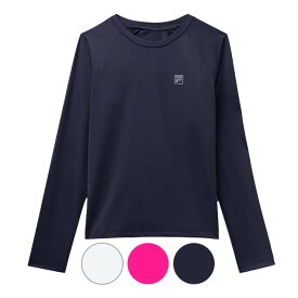 12％OFFサンタさんクーポン対象】FILA(フィラ) ジュニア(ガールズ) ロングスリーブトップス 長袖Tシャツ TG31D847(25y3mテニス用ゲームウェア)[次回使えるクーポンプレゼント]