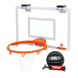 テック(Tekk) ミニバスケットボール フープ プロエディション モンスタージャム ボール＆ポンプ付き QQ コストコ 419990 ホワイト×オレンジ(25y6m)[次回使えるクーポンプレゼント]