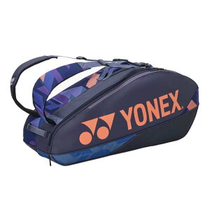 �_6��12���܂�GW�N�[�|��8%OFF�^�y6�{���[�z���l�b�N�X(YONEX) 2025 PRO�V���[�Y ���P�b�g�o�b�O6 �X�J�b�V���E�o�h�~���g���E�e�j�X�o�b�O BAG2402R-472 �~�b�h�i�C�g�l�C�r�[(25y9m)[����g����N�[�|