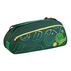 【6本収納】プリンス(Prince) 2025 PRINCE×SMILEY ツアー 2 COMP ラケットバッグ テニスバッグ 6B031654-GR グリーン(25y10m)[次回使えるクーポンプレゼント]