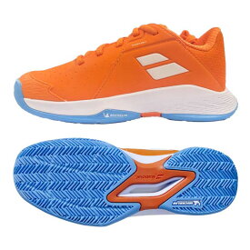 【72時間限定8％OFFクーポン】バボラ(Babolat) ジュニア PROPULSE プロパルス CLAY BOY クレーコート用 ジュニアテニスシューズ 3J2S25A750-6022 オレンジピール(25y9m)[次回使えるクーポンプレゼント]