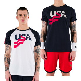 在庫処分特価】「USA Capsule」「海外サイズ」HYDROGEN(ハイドロゲン) 2022 メンズ USA コットン 半袖Tシャツ T00556(22y8mテニス)[次回使えるクーポンプレゼント]