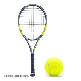 【全長25.5cm！】バボラ(Babolat) ミニラケット 2026 PURE AERO ピュアアエロ ※注意※ ミニチュアです！ 741025-100 グレー×フルオイエロー(26y3m)[次回使えるクーポンプレゼント]