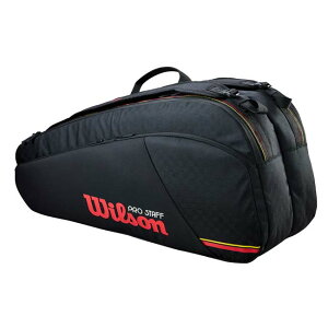 �y6�{���[�z�E�B���\��(Wilson) 2026 PRO STAFF CLASSIC 6PK �v���X�^�b�t �N���V�b�N 6PK ���P�b�g�o�b�O �e�j�X�o�b�O WR8051801001 �u���b�N(26y1m)[����g����N�[�|���v���[���g]