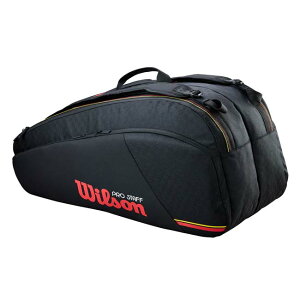 �y12�{���[�z�E�B���\��(Wilson) 2026 PRO STAFF CLASSIC 12PK �v���X�^�b�t �N���V�b�N 12PK ���P�b�g�o�b�O �e�j�X�o�b�O WR8051701001 �u���b�N(26y1m)[����g����N�[�|���v���[���g]