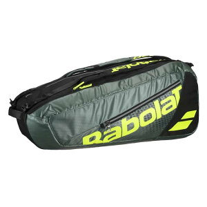 �y6�{���[�z�o�{��(Babolat) 2026 RH6 Pure Aero �s���A�A�G�� ���P�b�g�o�b�O �e�j�X�o�b�O 751239-100 M�O���[×BK×F�C�G���[(26y3m)[����g����N�[�|���v���[���g]