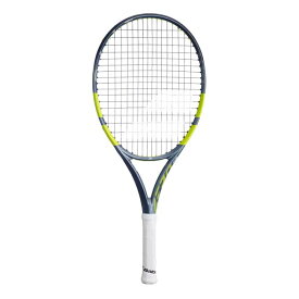 グラファイト】バボラ(Babolat) 2026 PURE AERO ピュアアエロ JR25 (235g) 海外正規品 硬式テニスジュニアラケット 140538-100 Mグレー×Fイエロー(26y3m)[NC][次回使えるクーポンプレゼント]