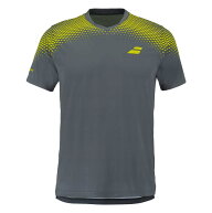 【USサイズ】バボラ(Babolat) 2026 メンズ AERO アエロ クルーネック ゲームシャツ 2MS26011W-3027 グレ…