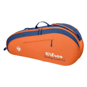 �y3�{���[�z�E�B���\��(Wilson) 2026 TEAM �`�[�� ROLAND GARROS ���[�����M�����X 3PK �����V�����_�[ ���P�b�g�o�b�O WR8053401001 �N���[×�l�C�r�[(26y7m)[����g����N�[�|���v���[���g]