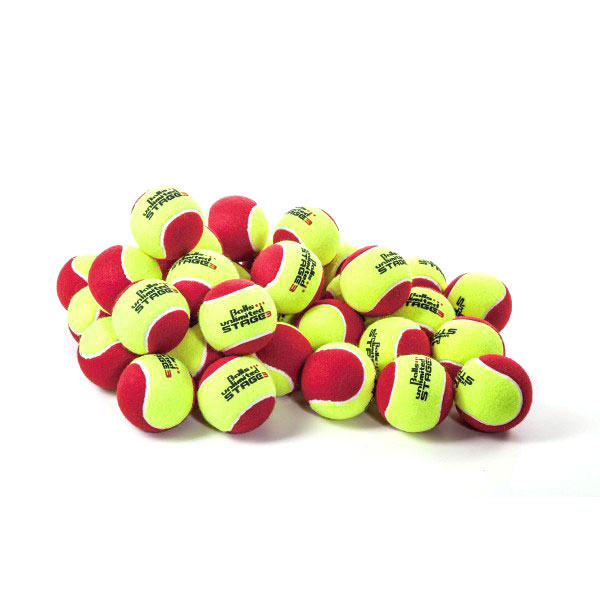 【60球入】ボールズアンリミテッド(Balls unlimited) レッドボール(ステージ3)[ツートンタイプ](Stage 3 tennis  ball)ジュニアテニスボール(16y10m)[次回使えるクーポンプレゼント] | アミュゼスポーツ