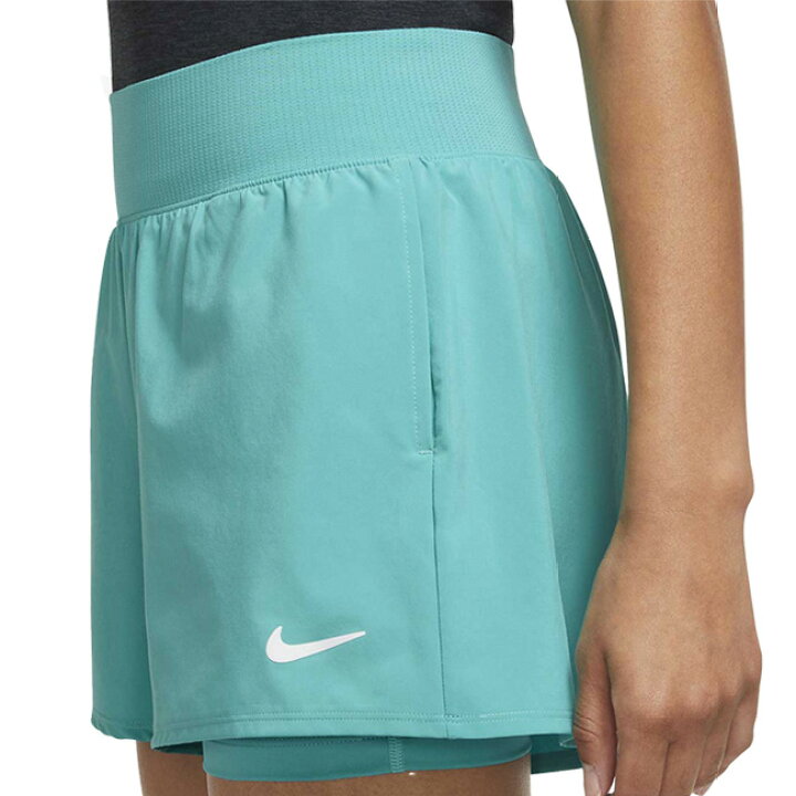 楽天市場 ｕｓサイズ ナイキ Nike 22 Su レディース ベーシック ビクトリー フレックス ショートパンツ Dh9557 392 Wティール ホワイト 22y4mテニス 次回使えるクーポンプレゼント アミュゼスポーツ