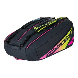 「12本収納」バボラ(Babolat) 2023 ピュアアエロ ラファ RH12 ラケットバッグ テニスバッグ 751219-373 ブルー×イエロー×PK(23y6m)[次回使えるクーポンプレゼント]