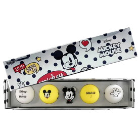 Volvik(ボルビック) DISNEY GIFT PACK 2.0 ディズニーギフトパック 2.0 ゴルフボール4球＋キャップクリップセット VV59NA87-999 ミッキー(22y4m)[次回使えるクーポンプレゼント]