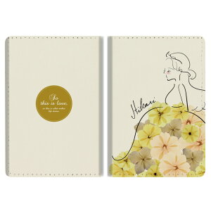 名入れ パスポートケース 二つ折り ストラップホール付き メンズ レディース おしゃれ かわいい 盗難防止 紛失防止 カード ペン ボタン カバー 軽量 皮革 ギフト プレゼント 押し花 花柄 フ