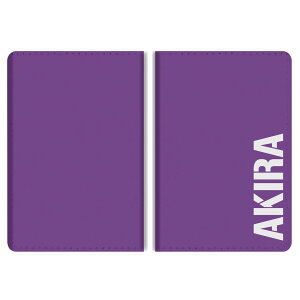 名入れ パスポートケース 二つ折り ストラップホール付き メンズ レディース おしゃれ かわいい 盗難防止 紛失防止 カード ペン ボタン カバー 軽量 皮革 ギフト プレゼント ネーム ミリタリ