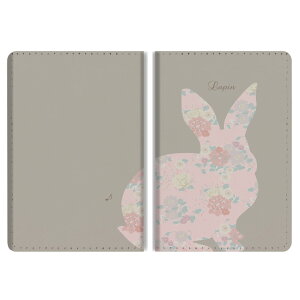 パスポートケース 二つ折り ストラップホール付き メンズ レディース おしゃれ かわいい 盗難防止 紛失防止 カード ペン ボタン カバー 軽量 皮革 ギフト プレゼント うさぎ シルエット lapin