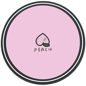 コースター おしゃれ 丸型 9cm 90mm ラバー製 ラバーコースター サークル 丸形 オフィス デスク 丸洗い プレゼント ギフト 男性 女性 かわいい フルーツ イラスト 韓国