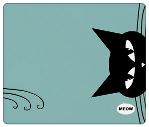 マウスパッド 可愛い おしゃれ かわいい 小さめ ゲーミング オフィス グッズ デスク周り PC パソコン 周辺機器 マウス パッド ワイヤレスマウス 有線マウス パッド イラスト 猫 黒猫 ネコ ね