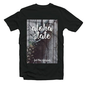 T�V���c ���f�B�[�X ���� ������� �v�����g ��100% �傫���T�C�Y �R�b�g�� �u���b�N �z���C�g �O���[ �J�W���A�� �t�@�b�V���� 5.6�I���X ��T�V���c ��T�V���c ���� ���킢�� ALOHA STATE Pineapple 