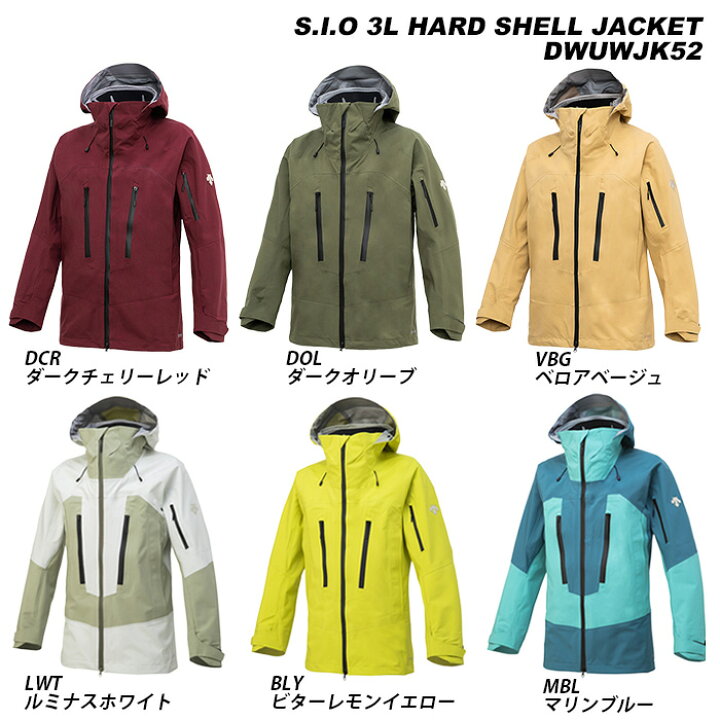 楽天市場】DESCENTE DWUWJK52 S.I.O 3L HARD SHELL JACKET / SHAUN 23  