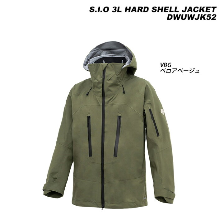 楽天市場】DESCENTE DWUWJK52 S.I.O 3L HARD SHELL JACKET / SHAUN 23  