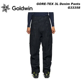 GOLDWIN G33358 GORE-TEX 3L Denim Pants 23-24モデル ゴールドウィン スキーウェア パンツ(2024)