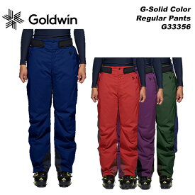 GOLDWIN G33356 G-Solid Color Regular Pants 23-24モデル ゴールドウィン スキーウェア パンツ(2024)