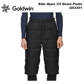 GOLDWIN G53351 Side Open 3/5 Down Pants 23-24モデル ゴールドウィン スキーウェア パンツ(2024)