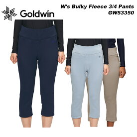 GOLDWIN GW53350 W's Bulky Fleece 3/4 Pants 23-24モデル ゴールドウィン スキーウェア　レディース アンダーパンツ(2024)