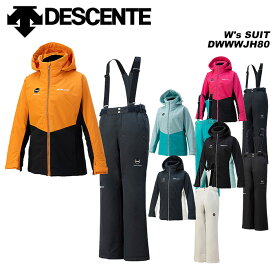 DESCENTE DWWWJH80 W's SUIT 23-24モデル デサント スキーウェア レディース 上下セット(2024)