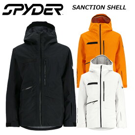 SPYDER スパイダー スノーウェア SANCTION SHELL JACKET ジャケット 22-23 モデル (2023) スキーウェア スノーボード