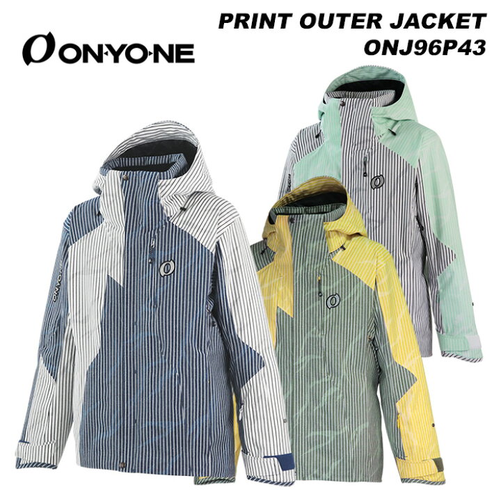 楽天市場】ONYONE ONJ96P43 PRINT OUTER JACKET 23-24モデル オンヨネ 