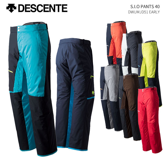 DESCENTE S.I.O オーバーのアイテム取扱☆ PANTS 40 デサント 供え スキーウェア DWUMJD51 パンツ 2019