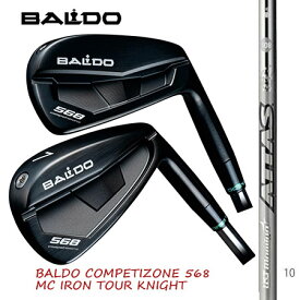 バルドBALDO COMOETIZOE 568 FORGED DC IRON TOUR KIGHT アイアン/ATTASアッタスIRON 10　＃6-9・P・Q　6本セット