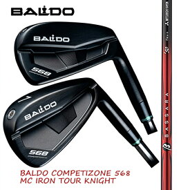 バルドBALDO COMOETIZOE 568 FORGED DC IRON TOUR KIGHT アイアン/BASSARAバサラ＃5〜9・PW　6本セット【カスタム・ゴルフクラブ】