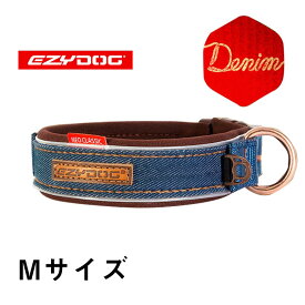 オーストラリア EZYDOG社 犬用(ドッグ)首輪　ネオカラー　M デニム【プレミアム デニム コレクション】 | フレンチブルドッグ 柴犬 ウェルシュコーギー ビーグル