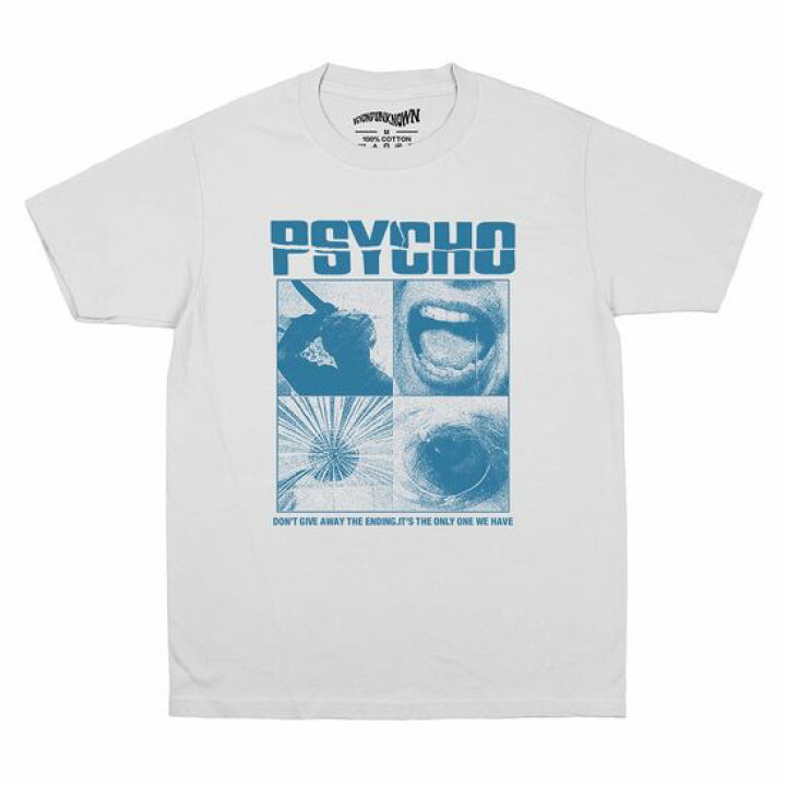 00s Psycho サイコ 映画 movie Tシャツ ヒッチコック ホラー （楽天 